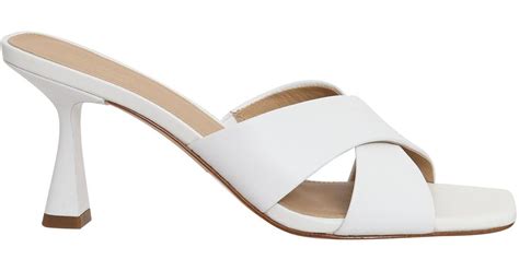 michael kors clara sandal|michael kors white mules.